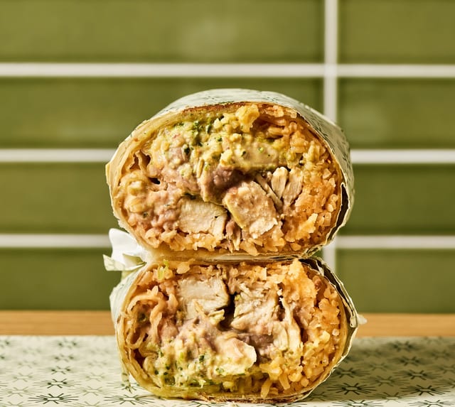 Chicken Breast Burrito.